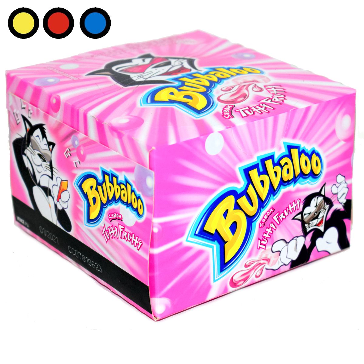 CHICLE BUBBALOO TUTTI-FRUTI x60u.(32)